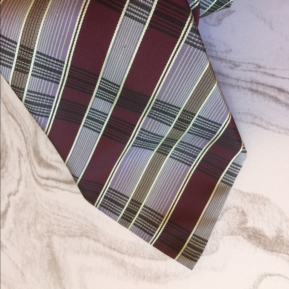 House of MODN AHTC handmade 100% Silk Tie purple